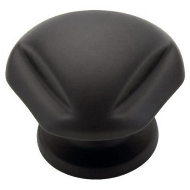 Liberty Hardware 62933BK 1.25 in. Flat Black Triangle Top Cabinet Hardware Knob