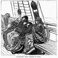 thumbnail image 2 of Immigrant Ship 1870. Neuropean Immigrants Traveling To America Sleeping On The Deck Of An Atlantic Steamship., 2 of 4