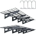 thumbnail image 5 of KFFKFF 2 piece 6x2 ft garage storage wall mounted heavy duty shelving rack, 5 of 9