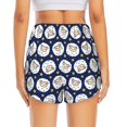 thumbnail image 4 of Running Shorts for Women, Cute Sheep With Star Workout Athletic Shorts with Pockets, Lounge Yoga Shorts Women, 4 of 7