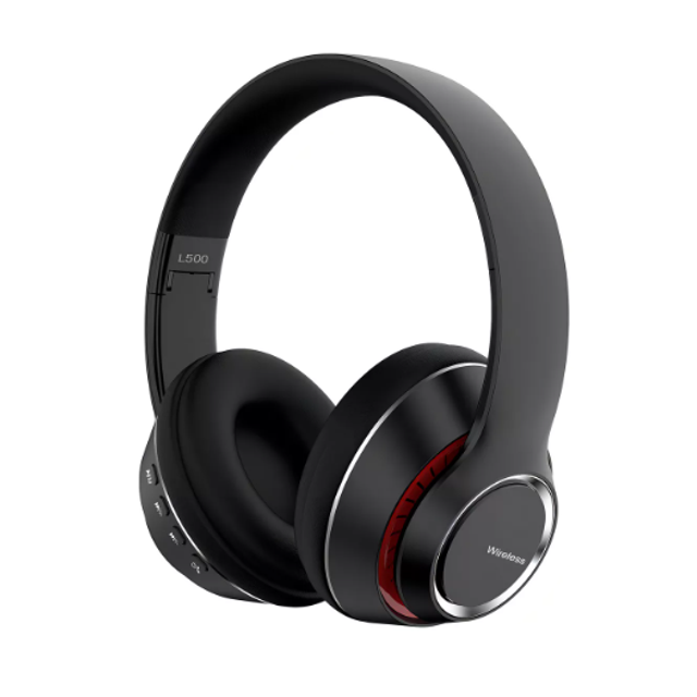 Audífonos Inalámbricos Diadema Bluetooth Plegables con Modos Transparentes Wünd ,Auriculares 40H Playtime Bluetooth con Micrófono, Graves Profundos,Cable 3.5MM,Almohadillas Blandas,Negro