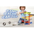 thumbnail image 2 of TOOKYLAND Toy Car Ramp Racer - 8pcs - Gravity Race Track Play Set with Wooden Cars, for Toddlers 18 Months Old +, 2 of 9