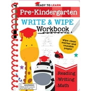 Ready to Learn: Ready to Learn: Pre-Kindergarten Write and Wipe Workbook : Counting, Shapes, Letter Practice, Letter Tracing, and More! (Other)