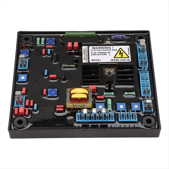 MX341A Generador AVR Regulador de Voltaje Automático Módulo de Control del Estabilizador Componente del Generador Permanente