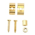 thumbnail image 1 of Retenue de Cordes de Guitare, Fer 2 Pcs Guide de Cordes Robuste pour Remplacement Noir, Argent, Doré, 1 of 7