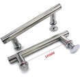 thumbnail image 5 of Manija de puerta corredera de 2 piezas Manija de puerta cepillada de acero inoxidable para muebles Accesorios para cabina de ducha Hardware Manijas resistentes para decoración del hogar, 5 of 5