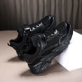 thumbnail image 6 of LYHaoo Lightweight Breathable Mesh Sneakers For Boys And Girls Comfortable Soft Thick Sole Running Shoes for School Sports,Black,Sizes 12(7.24") Little Kid, 6 of 6