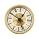 thumbnail image 2 of Cabezal de reloj Mini con inserción de reloj, con adornos dorados de números , reloj en miniatura de 2,8 pulgadas, apto para restaurante,, 2 of 9