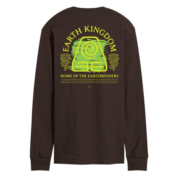 Avatar - The Last Airbender - Earth Kingdom -Men's Long Sleeve Graphic T-Shirt