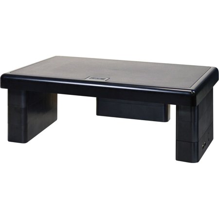 DAC, DTA02159, Stax Ergonomic Height Adjustable Monitor Stand with 2 USB Ports, 1 Each, (Best Usb Dac Under 1000)