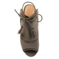 thumbnail image 5 of Brinley Co. Womens Fringe Tassle Faux Suede High Heels, 5 of 6