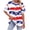 Multicolor#02, variant on Plus Size American Flag Shirt Women 4th of July Tee Shirt USA Stars Stripes Holiday T-Shirt Trendy Short Sleeve Oversized Patriotic Summer Tunic Tops Multicolor#06 XXXXXL