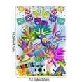thumbnail image 3 of Summercome Happy Mardi Gras Garden Flag 12x18 Inch Vertical Double Sided Carnival Mask Party Small Flags Farmhouse Outside Decoration For Yard (ONLY FLAG), 3 of 7