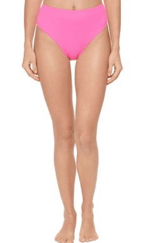 DKNY Womens Ribbed High-Waist Swim Bottom Separates