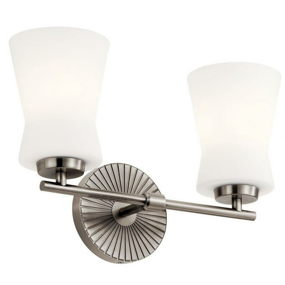 Kichler Brianne 9 1/2"H 2-Light Classic Pewter Wall Sconce