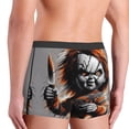 thumbnail image 7 of Lsque Chucky Pattern Men’s Total Support Pouch Boxer Briefs, X-Temp Cooling, Moisture-Wicking Underwear, Regular, Long-leg and Trunk-Large, 7 of 7