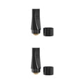 thumbnail image 3 of Seitruly Rodillo absorbente de aceite facial DIY Grasa Cuidado de la piel Absorción de rodillos faciales Limpieza de piedra Manual Removedor lavable Negro 2piezas Seitruly CBP214103, 3 of 6