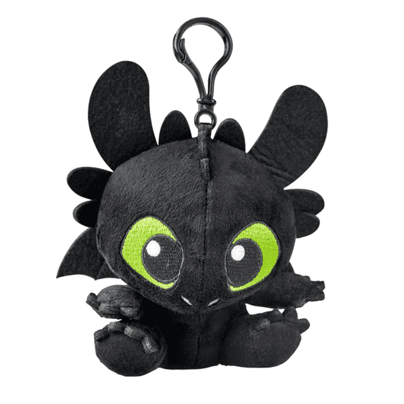 Universal Studios How to Train Your Dragon Toothless Plush Keychain New With Tag