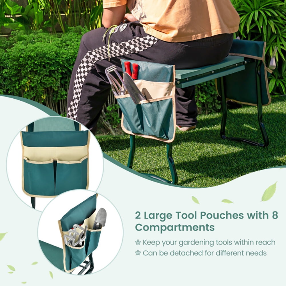 Barara King Folding Garden Kneeler and Seat Bench