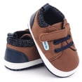 thumbnail image 4 of Baby Boys Girls Shoes Canvas Toddler Sneakers Anti-Slip Infant First Walkers 0-18 Months, 4 of 5