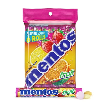 UPC 073390007898 product image for Mentos Chewy Mint Candy Roll  Assorted Fruit  Peanut-Free  Tree Nut Free  1.32 o | upcitemdb.com