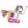 thumbnail image 5 of SES Creative: Mini Weaving Looms - DIY Craft Kit, Animal Themed, 4 Wooden Frames, Glitter Stickers, 6 Colors of Thread, Embroidery Needle, Kids Age 6+, 5 of 6