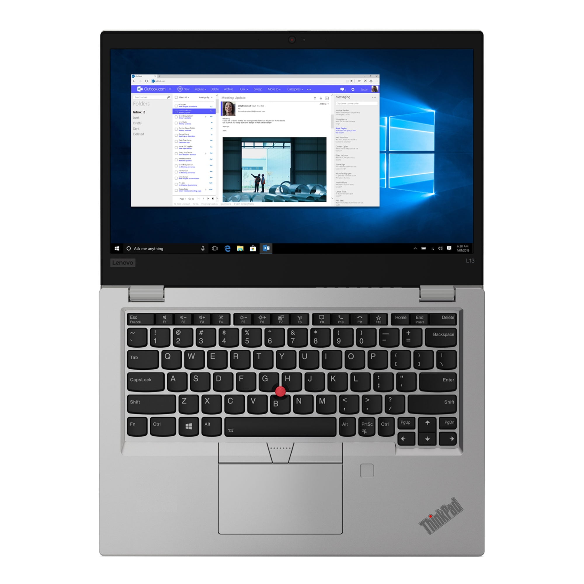 Lenovo ThinkPad L13 Intel Laptop, 13.3
