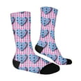 thumbnail image 4 of Valentine‘s Day Socks for Women, Cute Heart & Love Print Crew Socks, Gift for Girlfriend, Wife, Galentine’s Day & February 14th H 1pcs, 4 of 6