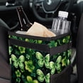 thumbnail image 6 of Saint Patrick's Day Foldable Car Trash Bin with Lid, Leak-proof Mini Trash Can, Hanging Storage Bag for Car, 6 of 6