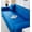 Blue, variant on Vintage Faux Leather Sofa Cover, Waterproof Couch Cover Stretch Sectional Sofa Slipcover with Elastic Bottom, 1-Piece Pets Furniture Protector for Dogs, Cats, Children(L(3 Seater 75"-91"), Blue)
