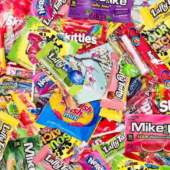 Candy Variety Pack - Assorted Candy Party Mix - 2 lb Bag - Bulk Candy Individually Wrapped - Fruity & Chewy Mixed Candy - Pinata Candy - Halloween Candy
