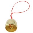 thumbnail image 4 of Pure Copper Metal Bell Wind Chime Pendant Anti-theft Door Bell Home Decorat, Red Rope, 4 of 9