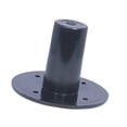 thumbnail image 4 of Soporte para altavoz con forma de sombrero de copa, soporte para altavoz, montaje en poste, soporte de audio profesional, fácil de usar Estilo C, 4 of 9