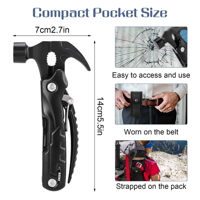 Qweryboo 14-in-1 Multi-Tool Hammer, Black photo 2