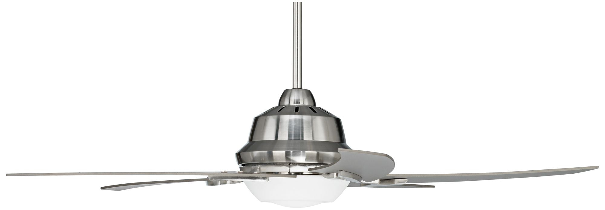 52 Casa Vieja Capri Brushed Nickel Ceiling Fan With Light 