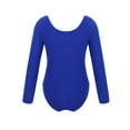 thumbnail image 3 of Aislor Kids Girls Long Sleeves Ballet Dance Gymnastic Tank Leotard Sports Bodysuit Jumpsuit, 3 of 7