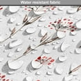 thumbnail image 5 of Flower Dog Crate Cover, Watercolor Winter Foliage and Berries Botany Themed Seasonal Illustration, Easy to Use Pet Kennel Cover for Dogs, 35" x 23" x 27", Vermilion and Brown, by Ambesonne, 5 of 6