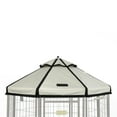 thumbnail image 2 of Advantek Pet 5 Foot Pet Gazebo Designer Market Canopy Cover Top, Beach Sand, 2 of 3