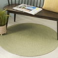 thumbnail image 2 of SAFAVIEH Braided Denica Distressed Machine Washable Reversible Area Rug, Sage, 4' x 4' Round, 2 of 11