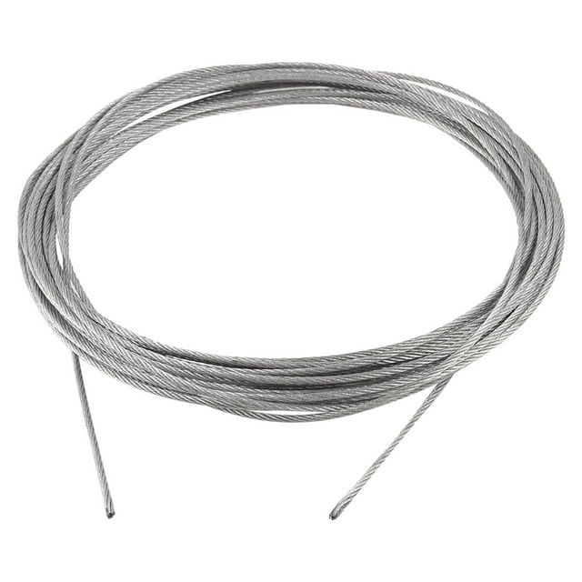 Máquina de molienda, amoladora de cable de acero de 10 m x 2 mm, color gris