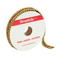 thumbnail image 4 of (4 pack) Simplicity Trim, Burgundy 5/8 inch Metallic Gold Gimp Trim Great for Apparel, Home Decorating, and Crafts, 2 Yards, 1 Each, 4 of 7