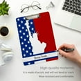 thumbnail image 2 of FMSHPON Us Statue of Liberty Clipboard Hardboard Wood Nursing Clip Board and Pull for Standard A4 Letter 13x9 inches, 2 of 6