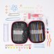 thumbnail image 4 of Juego de ganchos de ganchillo agujas de tejer largas ergonómico colorido portátil con bolsa de almacenamiento para manualidades y sombrero ANGGREK Otros, 4 of 7