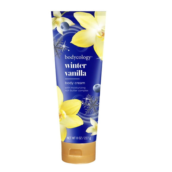 Bodycology Shea Butter Body Cream, Winter Vanilla, 8 oz