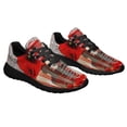 thumbnail image 6 of In Flanders Fields Poppy American flag Shoes Sneakers Black Size 9.5, 6 of 7