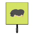 thumbnail image 1 of Vietnamese Pot-Bellied Pig Green Leash or Key Holder, 1 of 1