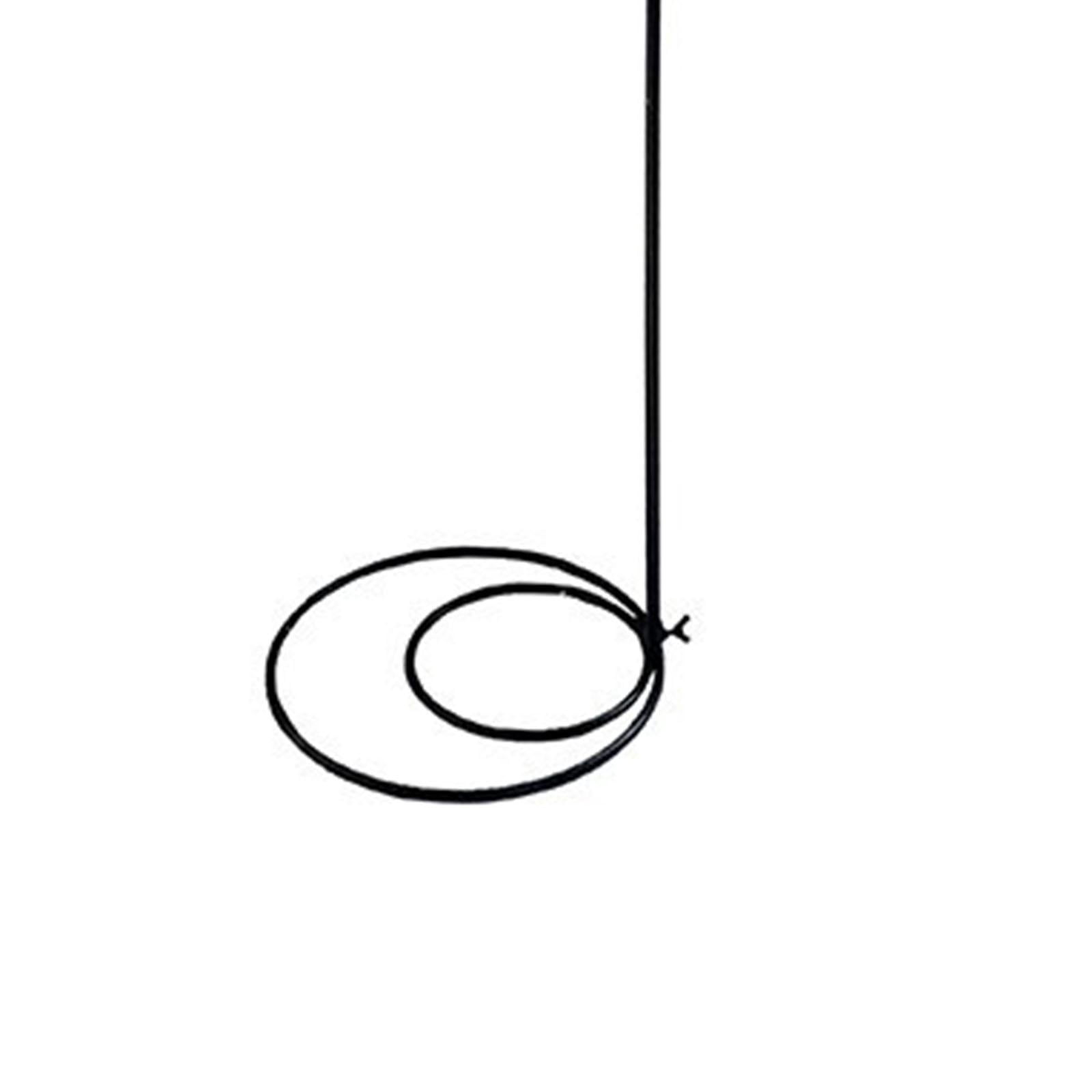Miulika Display Hanger Shepherds Hook Stand Porch Iron Hook with Flat Base for Wind Chimes Bird Feeder Flowerpot Plant Baskets Patios
