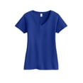 thumbnail image 5 of District Adult Female Women Electric Heather T-Shirt Deep Royal Small, 5 of 6