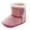 Pink, variant on Topumt Winter Baby Girl Boy Warm Cotton Boots Newborn Non-slip Soft Sole Shoe
