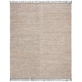 thumbnail image 2 of SAFAVIEH Vintage Leather Zharko Solid Braided Fringe Area Rug, Silver, 8' x 10', 2 of 9